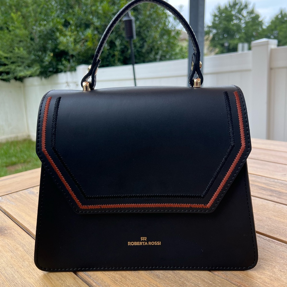 Roberta Rossi Black and Brown Women's Bag